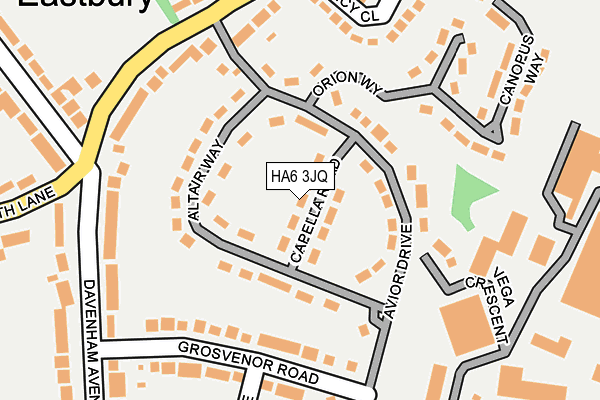 HA6 3JQ map - OS OpenMap – Local (Ordnance Survey)