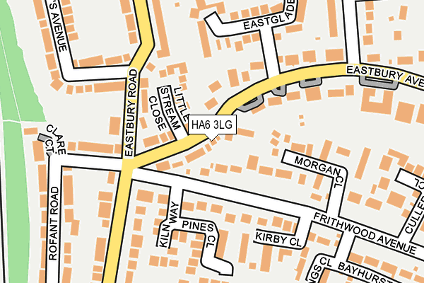 HA6 3LG map - OS OpenMap – Local (Ordnance Survey)