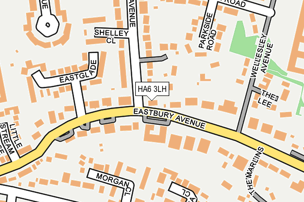 HA6 3LH map - OS OpenMap – Local (Ordnance Survey)