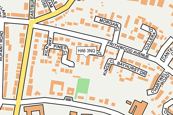 HA6 3NQ map - OS OpenMap – Local (Ordnance Survey)
