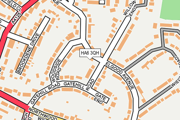 HA6 3QH map - OS OpenMap – Local (Ordnance Survey)