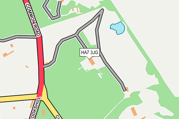 HA7 3JG map - OS OpenMap – Local (Ordnance Survey)
