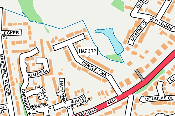 HA7 3RP map - OS OpenMap – Local (Ordnance Survey)