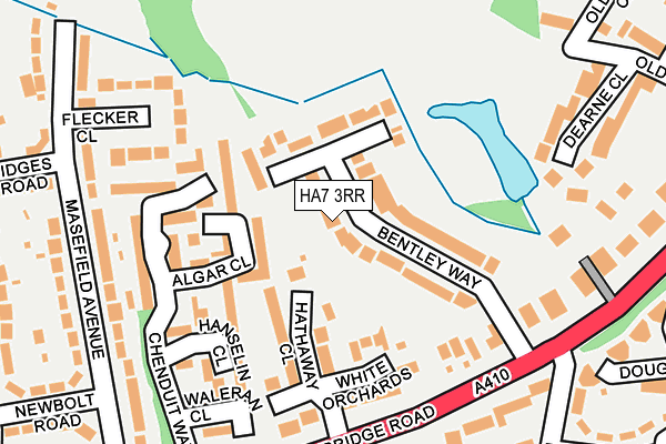 HA7 3RR map - OS OpenMap – Local (Ordnance Survey)