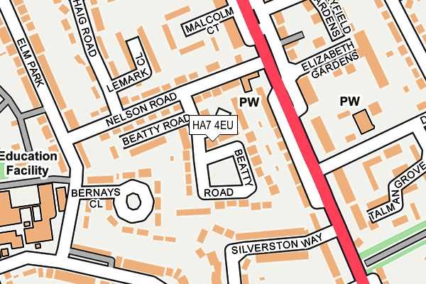 Map of MACKIN CONSTRUCTION LIMITED at local scale