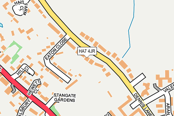 Map of KNY STANMORE LTD at local scale