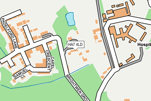 HA7 4LD map - OS OpenMap – Local (Ordnance Survey)