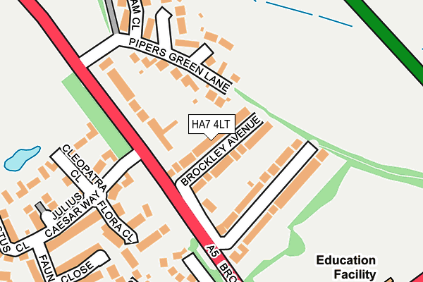 Map of PARKWALK ESTATES LTD at local scale