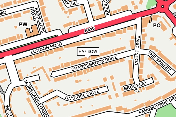 Map of EFES FULHAM LIMITED at local scale