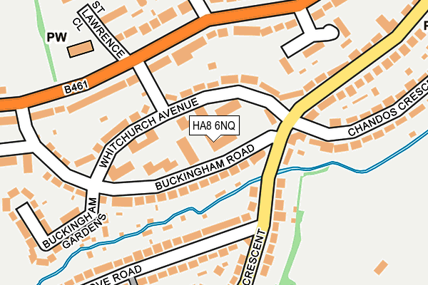 HA8 6NQ map - OS OpenMap – Local (Ordnance Survey)