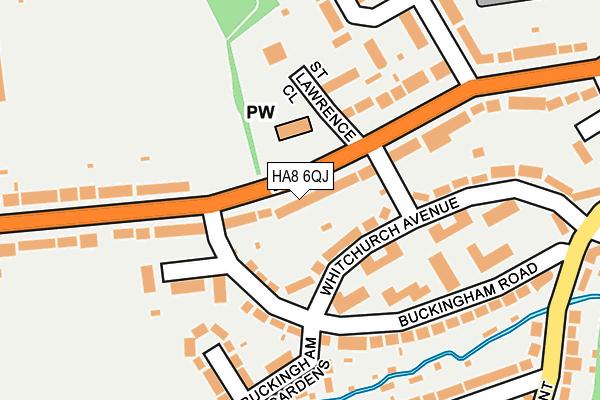 HA8 6QJ map - OS OpenMap – Local (Ordnance Survey)