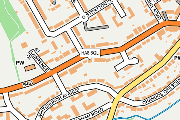 HA8 6QL map - OS OpenMap – Local (Ordnance Survey)