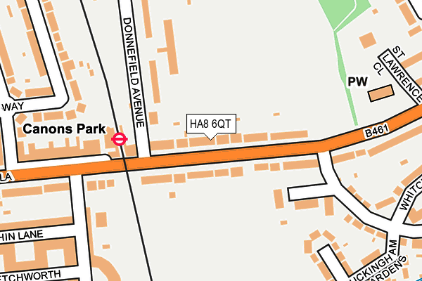 HA8 6QT map - OS OpenMap – Local (Ordnance Survey)