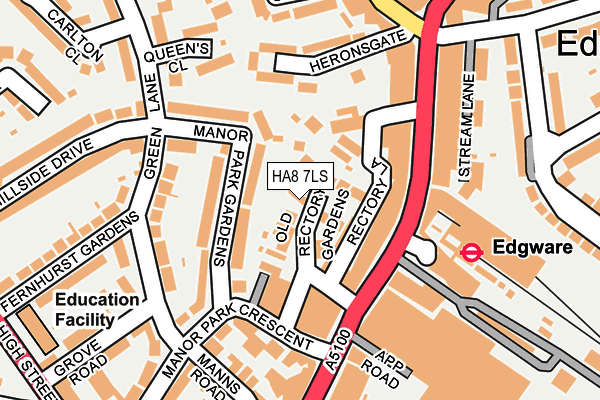 Map of AMG EXPRESS LTD at local scale