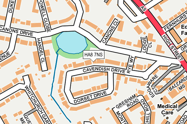 Map of AVLANI LTD at local scale