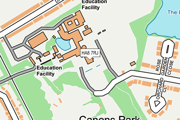 Map of NORTH LONDON COLLEGIATE SCHOOL GOLD LIMITED at local scale
