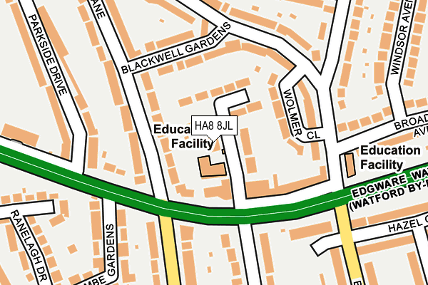 Map of CVS TUTORING LIMITED at local scale
