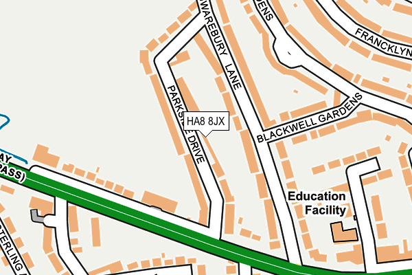 Map of ZAHAB SERVICES LTD at local scale