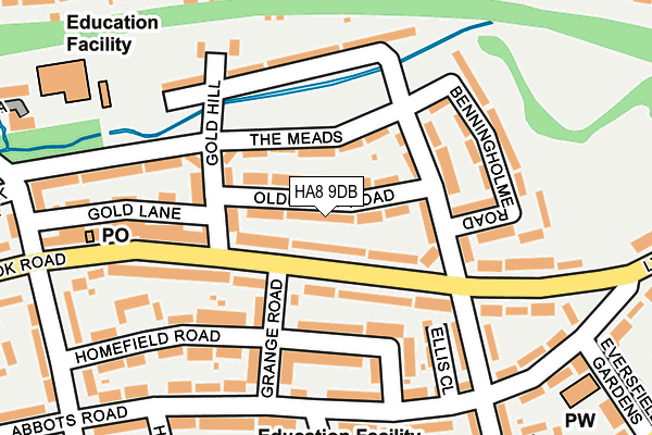 Map of ADAM ESTATES (LONDON) LTD at local scale