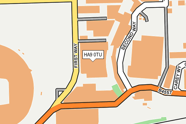 HA9 0TU map - OS OpenMap – Local (Ordnance Survey)
