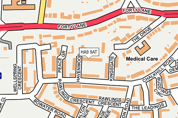 Map of MD MOTORCYCLES LTD at local scale