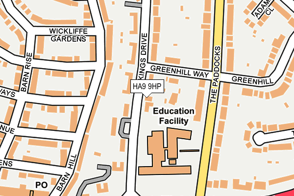 Map of DRYER CLINIC LTD at local scale
