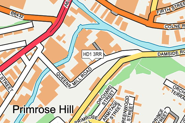 HD1 3RR map - OS OpenMap – Local (Ordnance Survey)