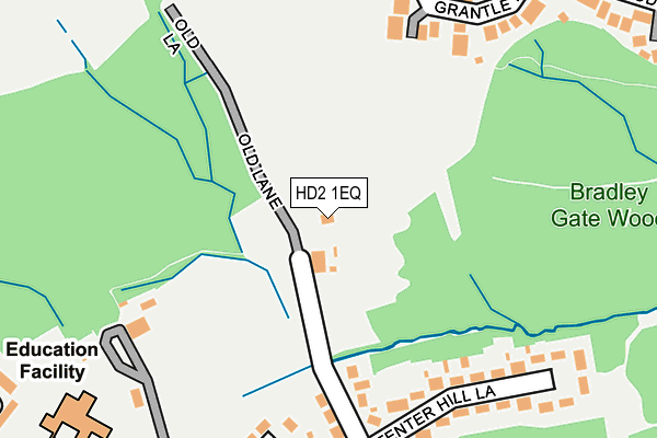 HD2 1EQ map - OS OpenMap – Local (Ordnance Survey)