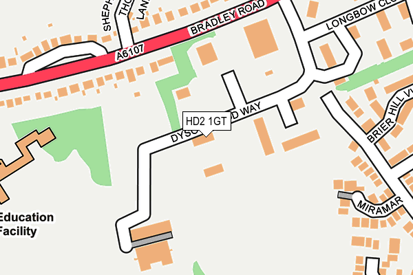 Map of GLENEAGLES PROJECT SERVICES LIMITED at local scale