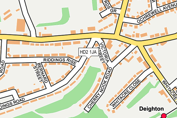 HD2 1JA map - OS OpenMap – Local (Ordnance Survey)