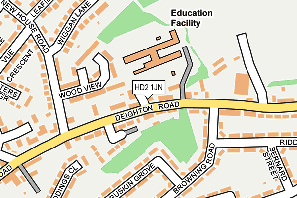 HD2 1JN map - OS OpenMap – Local (Ordnance Survey)