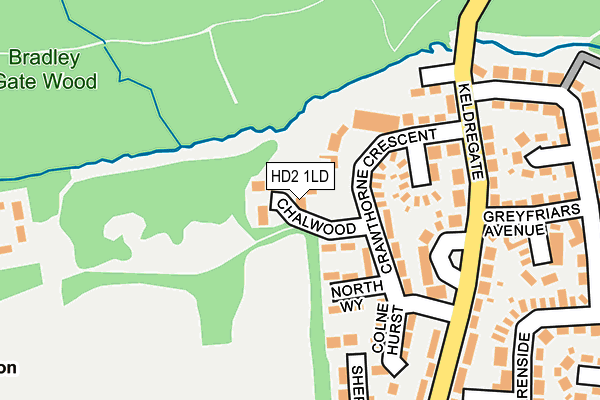 HD2 1LD map - OS OpenMap – Local (Ordnance Survey)