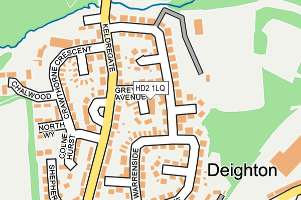HD2 1LQ map - OS OpenMap – Local (Ordnance Survey)