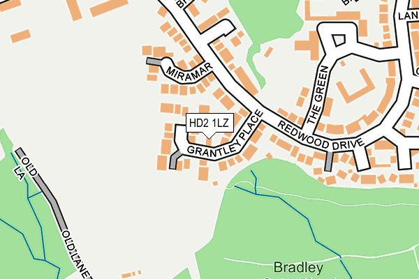 HD2 1LZ map - OS OpenMap – Local (Ordnance Survey)