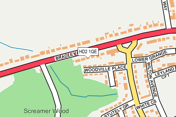 HD2 1QE map - OS OpenMap – Local (Ordnance Survey)