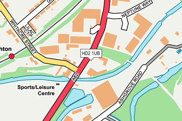 HD2 1UB map - OS OpenMap – Local (Ordnance Survey)