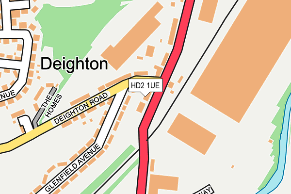 HD2 1UE map - OS OpenMap – Local (Ordnance Survey)