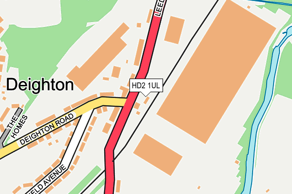 HD2 1UL map - OS OpenMap – Local (Ordnance Survey)