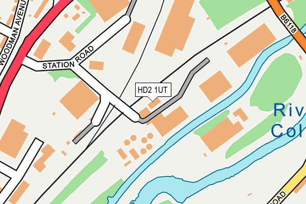 HD2 1UT map - OS OpenMap – Local (Ordnance Survey)