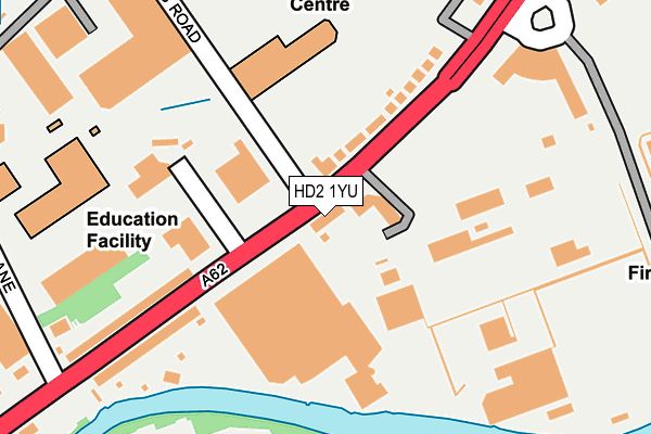 HD2 1YU map - OS OpenMap – Local (Ordnance Survey)
