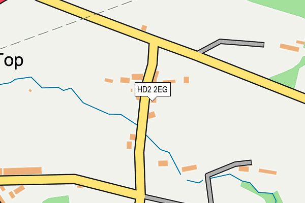 HD2 2EG map - OS OpenMap – Local (Ordnance Survey)