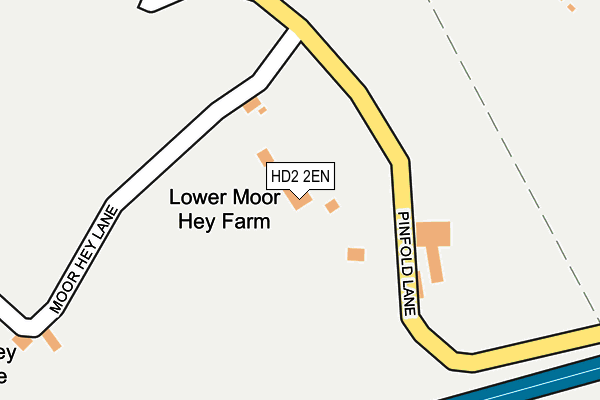 HD2 2EN map - OS OpenMap – Local (Ordnance Survey)