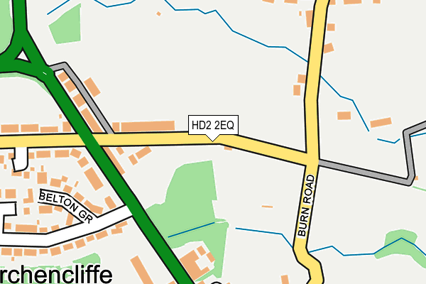 HD2 2EQ map - OS OpenMap – Local (Ordnance Survey)