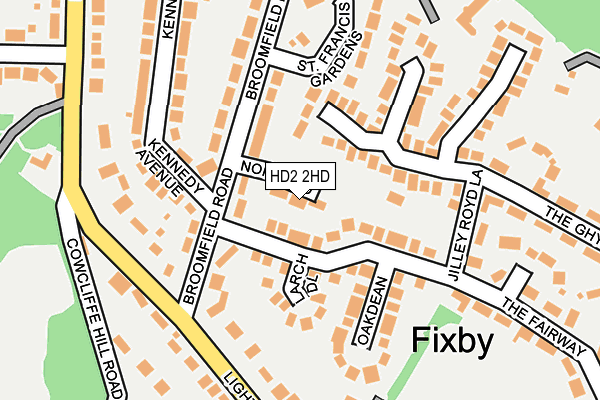 HD2 2HD map - OS OpenMap – Local (Ordnance Survey)