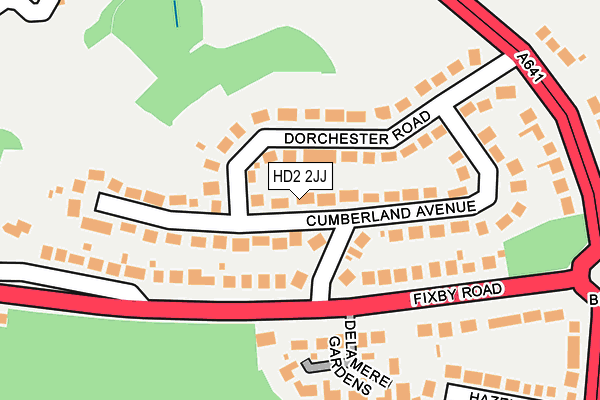 HD2 2JJ map - OS OpenMap – Local (Ordnance Survey)