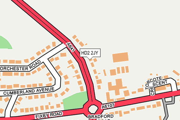 HD2 2JY map - OS OpenMap – Local (Ordnance Survey)