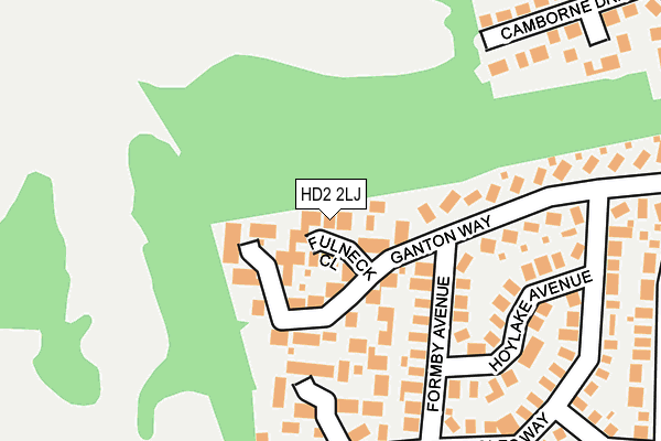 HD2 2LJ map - OS OpenMap – Local (Ordnance Survey)