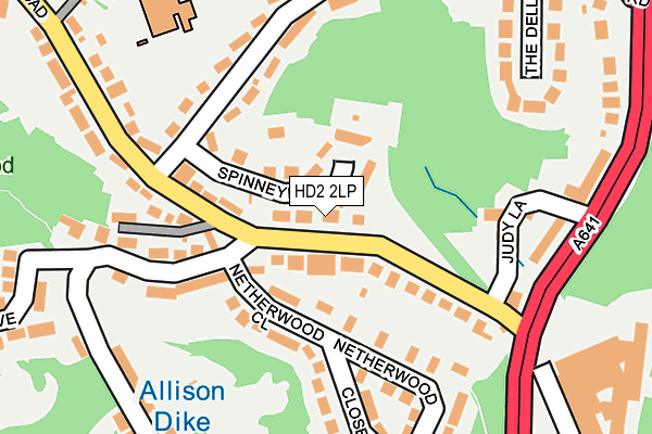 HD2 2LP map - OS OpenMap – Local (Ordnance Survey)