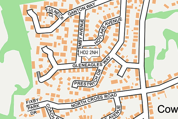 HD2 2NH map - OS OpenMap – Local (Ordnance Survey)