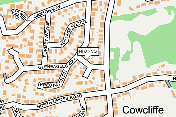 HD2 2NQ map - OS OpenMap – Local (Ordnance Survey)